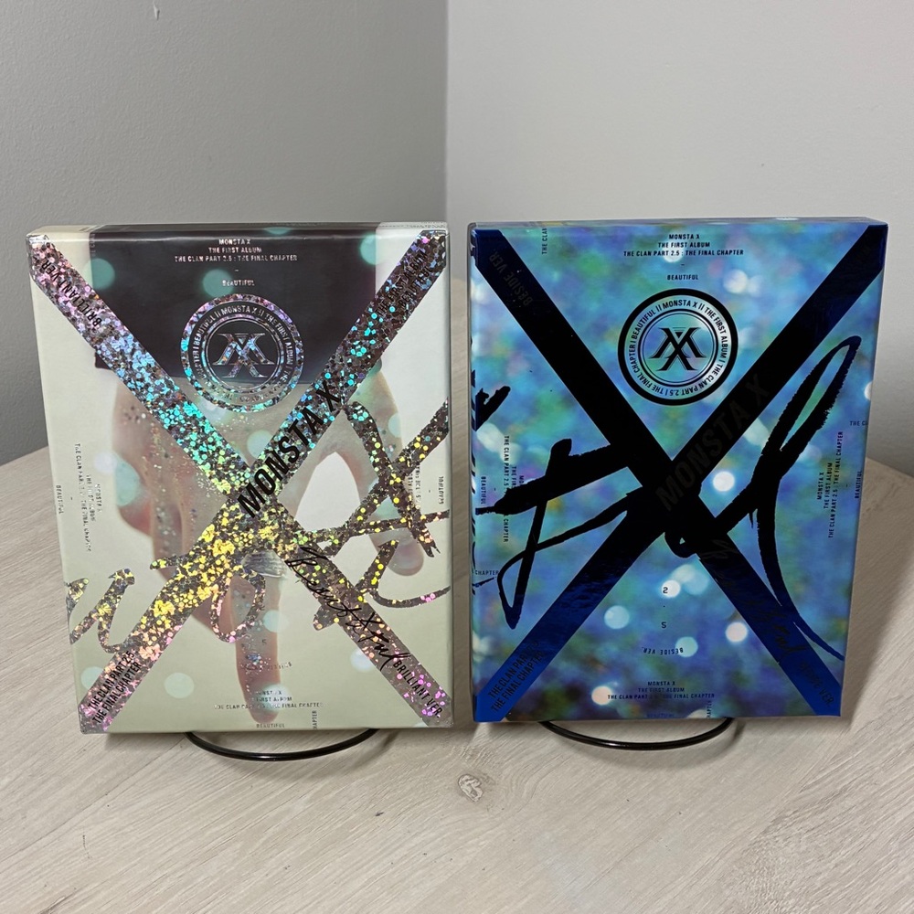 Monsta X The Clan Part 2.5 Beautiful Album Set Brilliant Beside Kpop CD Postcard